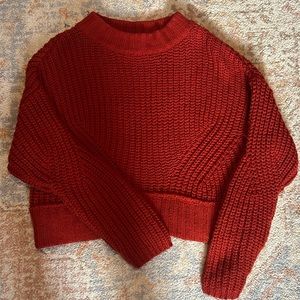 Red sweater